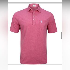 Johnnie-O Hangout Polo Heathered 2.0 Berry XXL featured in Golf Digest Pristine
